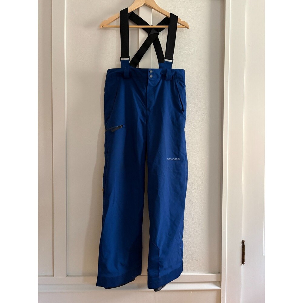 SPYDER PROPULSION Insulated Ski Snowboard Pants Bibs Adjust Length Youth 18 EUC